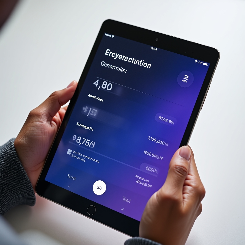 Clear pricing display on trading interface showing fees and market rates